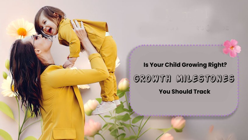 Mother measuring her child’s height to track Child's Growth milestones